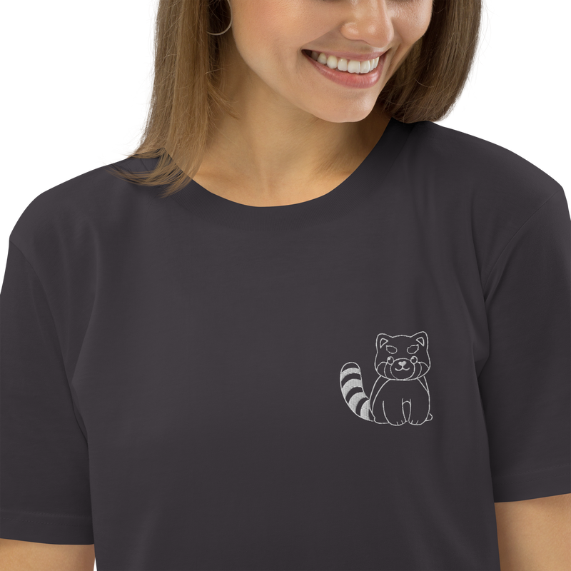 Panda roux - T-shirt (broderie : W)